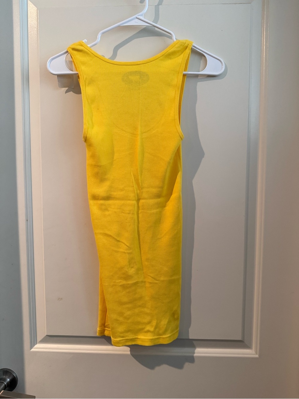 J. Crew Yellow Ribbed Tank - Picture 2 of 4